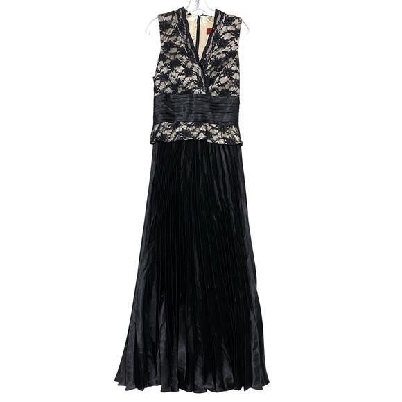 JS Collections Black Whimsigoth Maxi Dress Y2K Witchy Goth Romantic Fairy Sz 10 - Picture 1 of 10